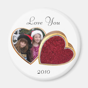 Heart Box Foto Magnet
