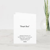 Heart Box-kaart Kaart (Achterkant)