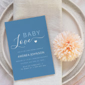 Heart Boy Valentijnsdag Baby shower Invitation Save The Date