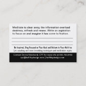 Heart Brain Empower Kaart Visitekaartje (Achterkant)