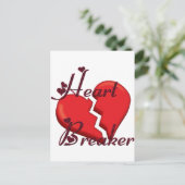 Heart Breaker Briefkaart (Staand voorkant)