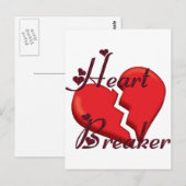 Heart Breaker Briefkaart (Voorkant / Achterkant)