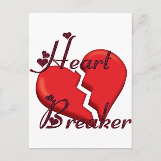 Heart Breaker Briefkaart (Voorkant)
