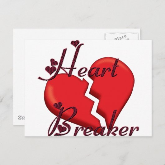 Heart Breaker Briefkaart (Voorkant / Achterkant)