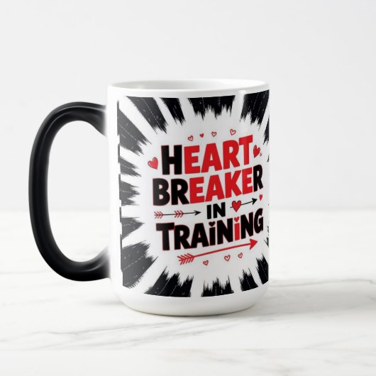 Heart breaker in training magische mok (Links)