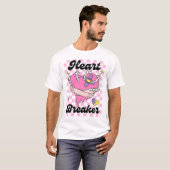 Heart Breaker Valentijnsdag T-shirt (Voorkant volledig)