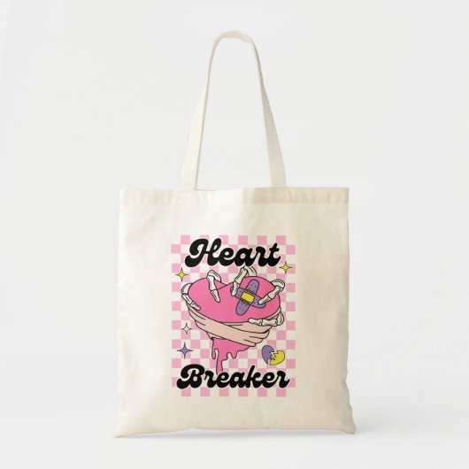 Heart Breaker Valentijnsdag Tote Bag (Voorkant)