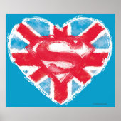 Heart British S-Shield Poster (Voorkant)