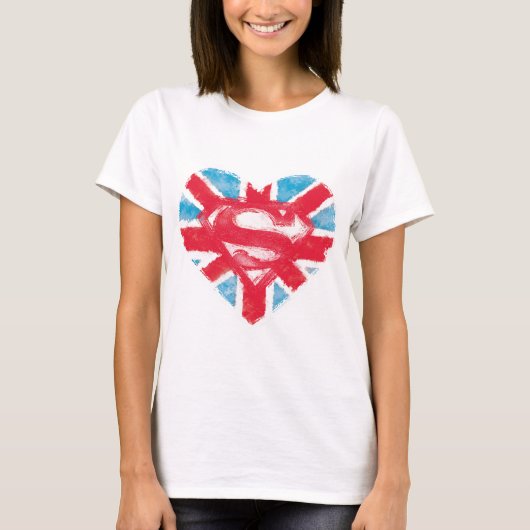 Heart British S-Shield T-shirt (Voorkant)