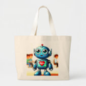 Heart Buddy Canvas tas (Voorkant)