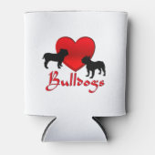 Heart Bulldogs Blikjeskoeler (Voorkant)