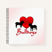 Heart Bulldogs Notitieboek (Voorkant)