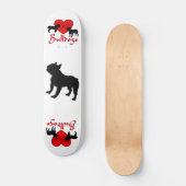 Heart Bulldogs Persoonlijk Skateboard (Voorkant)