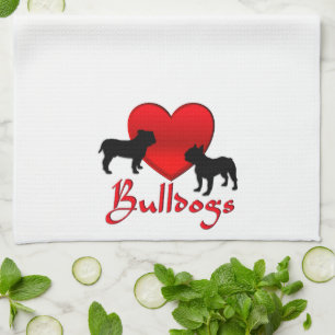 Heart Bulldogs Theedoek