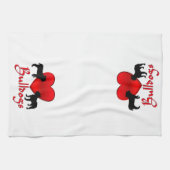 Heart Bulldogs Theedoek (Horizontaal)