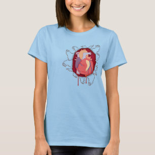 Heart Busting Through Chest T-Shirt