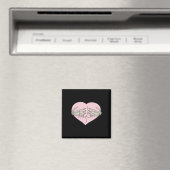 Heart Butt Hug Skeleton Hands Classic Magneet (Insitu (Vaatwasser))