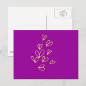 Heart Butterflies Briefkaart (Voorkant / Achterkant)