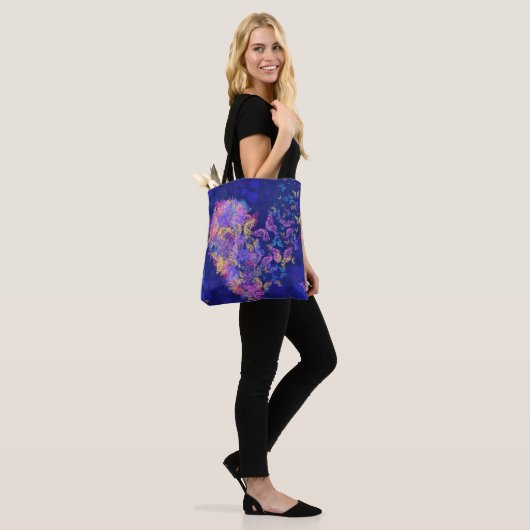 Heart Butterflies Canvas tas (Op model)
