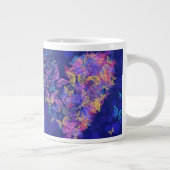 Heart Butterflies Coffee Mok (Rechts)