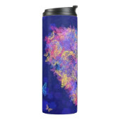 Heart Butterflies Thermal Tumbler Thermosbeker (Gedraaid links)
