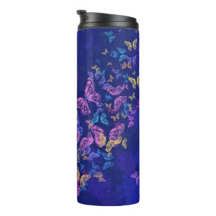 Heart Butterflies Thermal Tumbler Thermosbeker