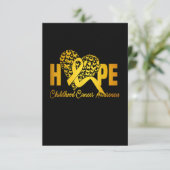 Heart Butterfly hoopt op een echte kinderkanker A Bedankkaart (Staand voorkant)