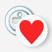 Heart Button Flesopener (Voorkant)