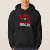 Heart Bypass Heart Transplant Survivor Open Heart Hoodie (Voorkant)
