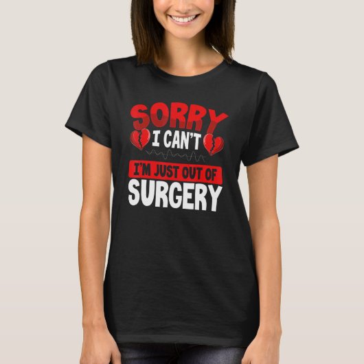 Heart Bypass Heart Transplant Survivor Open Heart  T-shirt (Voorkant)