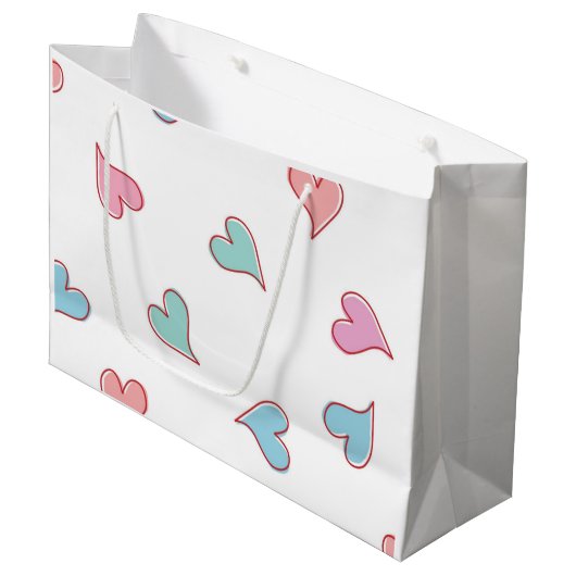 HEART Cadeautas (Voorkant Gekanteld)