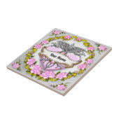 Heart Caduceus Tegeltje (Zijkant)