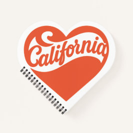 Heart California Spiral Notitieboek