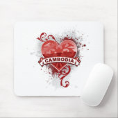 Heart Cambodja Muismat (Met muis)