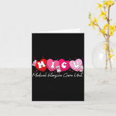 Heart Candy Micu Nurse Valentine's Day Medical Cri Kaart (Gele Bloem)