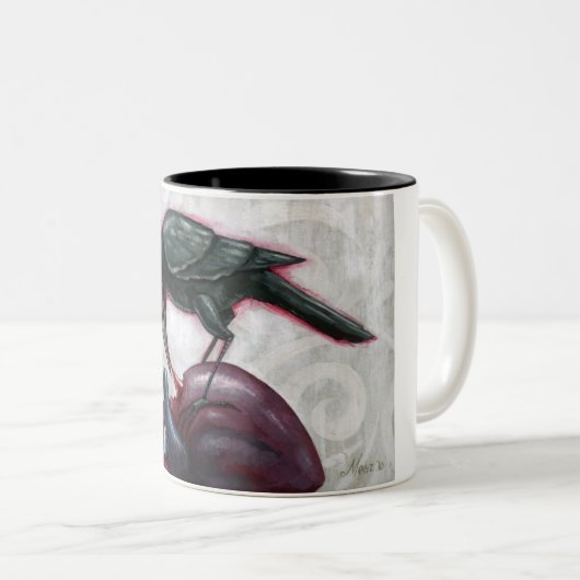 Heart cannibal tweekleurige koffiemok (Voorkant rechts)