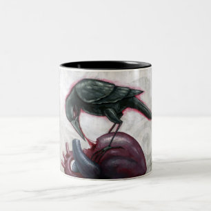 Heart cannibal tweekleurige koffiemok