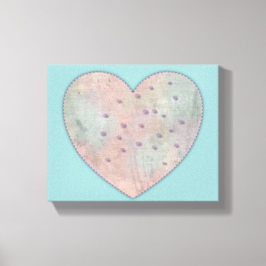 Heart Canvas afdrukken (Voorkant)