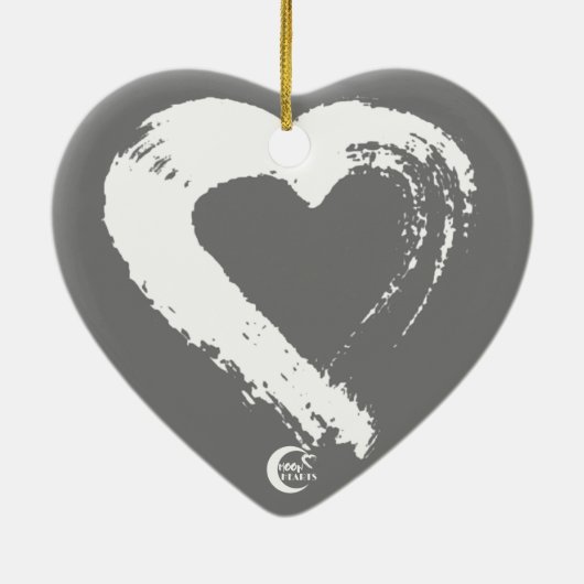 Heart Car Ornament (Achterkant)