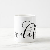 Heart Cardiff Flag, Caerdydd, Wales Koffiemok (Center)