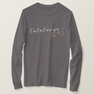Heart Catalunya-vlag, Catalonië T-shirt