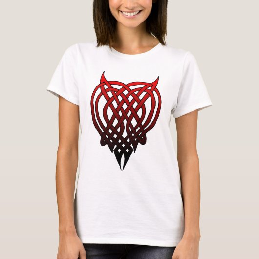 Heart Celtic Knot T-shirt (Voorkant)