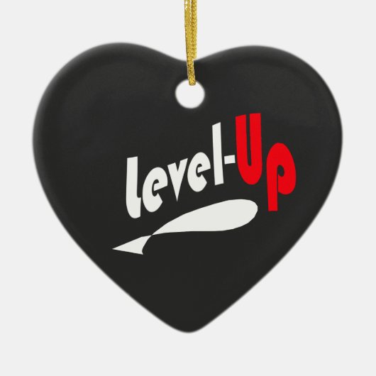 Heart ceramic ornament  (Voorkant)