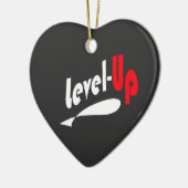 Heart ceramic ornament  (Links)