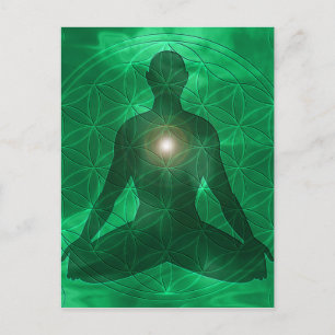 Heart Chakra Anahata Briefkaart