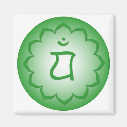 Heart Chakra - Anahata Magneet (Voorkant)