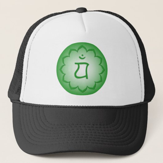 Heart Chakra - Anahata Trucker Pet (Voorkant)