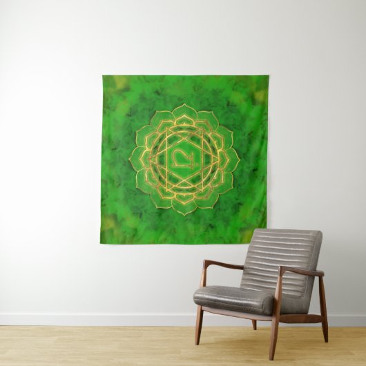 Heart chakra - Anahata Wandkleed (In Situ (horizontaal))