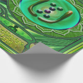 Heart Chakra Compassion Wrapping Paper Cadeaupapier (Hoek)