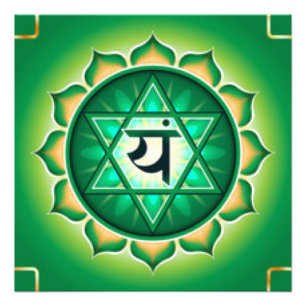 Heart Chakra Foto Afdruk